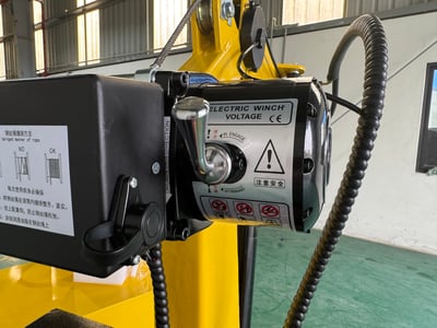 Xe cẩu điện mini 500 kg thiết bị nâng hạ nhỏ gọn - ảnh 15