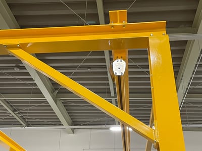 Bộ khung thanh ray 500 kg kết hợp palăng nâng hạ - ảnh 5