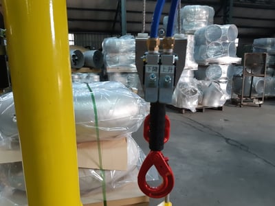 5T Rail Jib Crane with Black Bear 250 kg Electric Hoist - ảnh 2