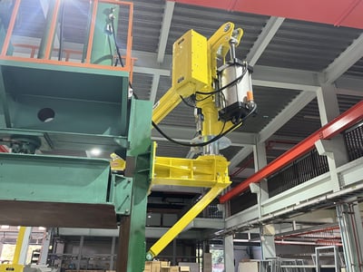 Tay nâng trợ lực treo cột, đầu hút chân không nâng tấm thép - ảnh 8
