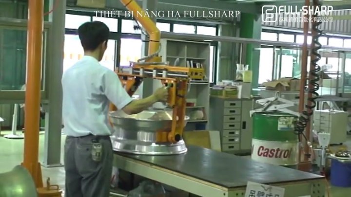 Tay nâng trợ lực nâng hạ mâm bánh xe ô tô