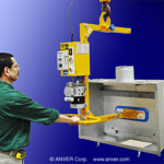 ANVER EV20S-36C-OC, thiết bị nâng chân không kẹp đứng một mặt hút chạy điện, có khung kiểu chữ C