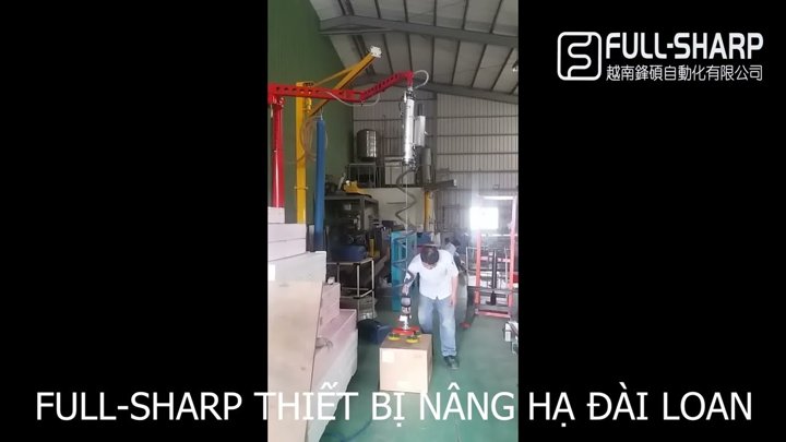 Thiết bị nâng hạ hút thùng giấy, thùng carton