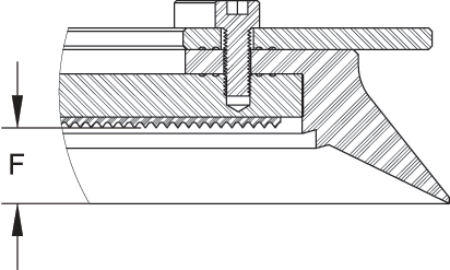 Mặt cắt chi tiết mặt hút VP1834Q