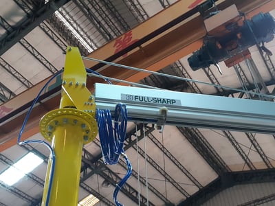 5T Rail Jib Crane with Black Bear 250 kg Electric Hoist - ảnh 5