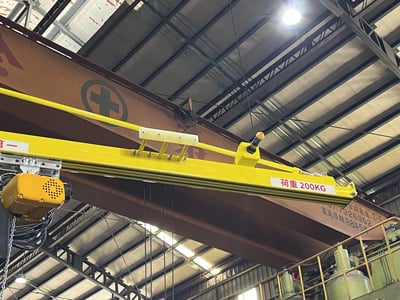 5T Rail Jib Crane with Black Bear 250 kg Electric Hoist - ảnh 14