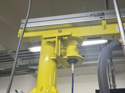 Cầu trục xoay air balancer, bơm ANVER hút bao và thùng giấy - ảnh 7