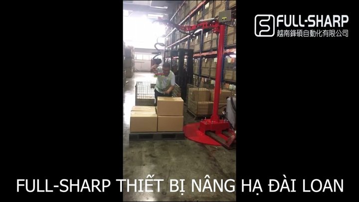 Thiết bị nâng hạ hút thùng carton, thùng giấy nặng