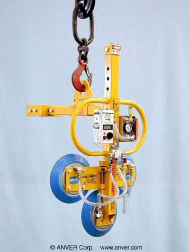 ANVER LB37.5M3-V-SP with AL101: lifting & handling TV sets weighing up to 375 lb (170 kg)
