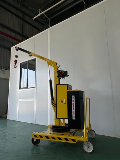 Xe cẩu mini 400 kg đẩy tay di động - ảnh 7