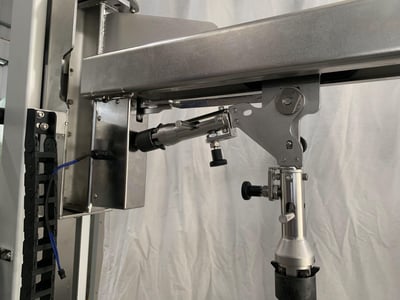 Xe nâng điện inox thông minh có tay cần xoay - ảnh 4