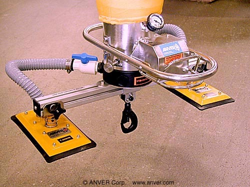 Ống hút chân không ANVER VT180 hai mặt hút, có móc nâng thùng sơn