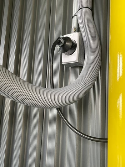 Cầu trục xoay ray nhôm treo bộ hút Anver hút bao khối cao su - ảnh 12