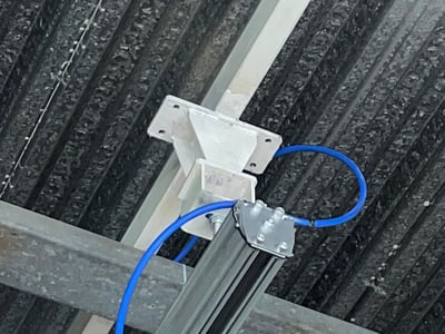 Thanh ray nhôm treo trần, cầu trục khí nén tay cầm cảm ứng lực - ảnh 5