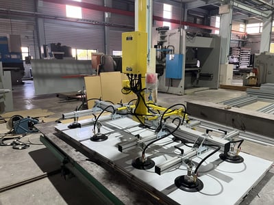 Tay nâng trợ lực treo cột, đầu hút chân không nâng tấm thép - ảnh 6