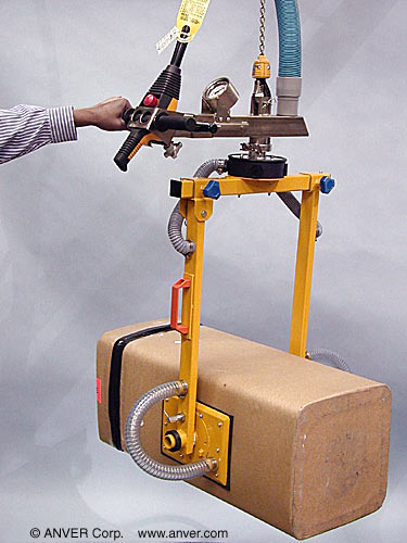 Thiết bị nâng ANVER VB hút mặt bên, xoay tay 180°, nâng thùng phuy giấy