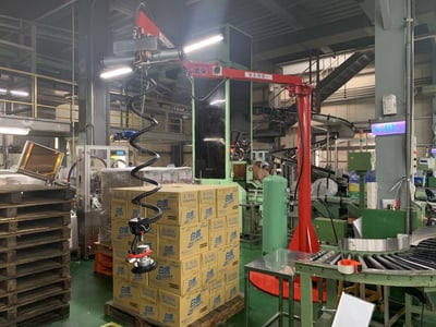 Cầu trục xoay khớp nối đế di động và Lifts All nâng thùng giấy - ảnh 1