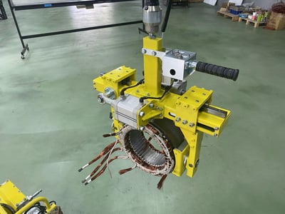 Cầu trục xoay ray nhôm, palang KITO kéo tay và nam châm gạt tay - ảnh 44