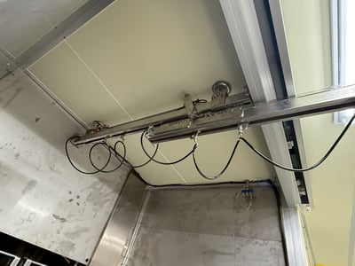 Thanh ray nhôm treo trần với air balancer FullSharp 100 kg - ảnh 8