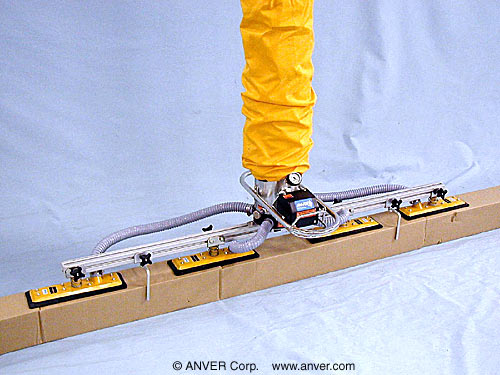 Ống hút chân không ANVER VT200 có thanh dẫn căn chỉnh nâng thùng dài