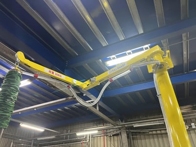 Cầu trục xoay khớp nối đế di động hút thùng giấy bằng chân không - ảnh 7