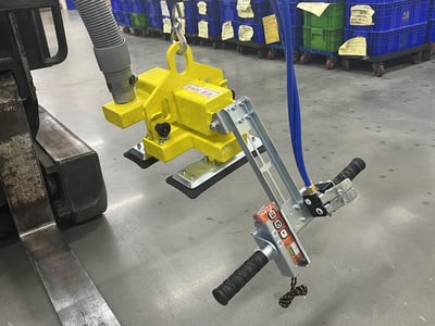 Cầu trục xoay air balancer, bơm ANVER hút bao và thùng giấy - ảnh 10