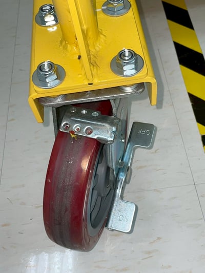 Xe cẩu mini 400 kg đẩy tay cho nhà xưởng và kho nhỏ - ảnh 7