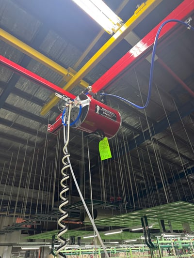 Bộ khung một cột gác ray 5T 200 kg cho nhà máy ắc quy - ảnh 2