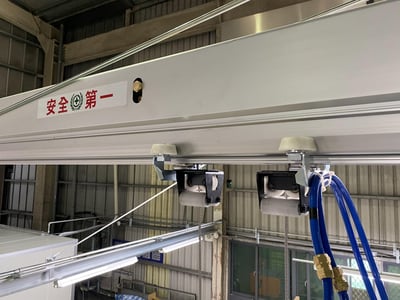 Pneumatic Jib Crane for Lifting Bicycle Frames on the Line - ảnh 2