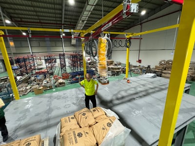 Bộ khung thanh ray thép 200 kg và ống hút chân không ANVER - ảnh 17