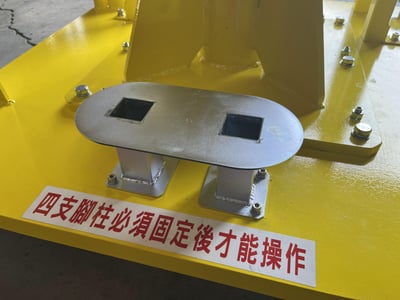 Cầu trục xoay ray nhôm đế bánh xe và ống hút chân không ANVER hút bao - ảnh 3