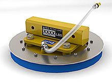 ANVER pad attachment featuring a vacuum pad with DP bolt-on seal
