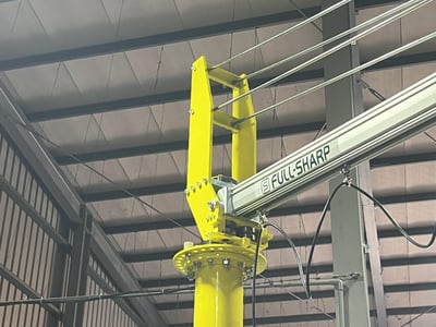 Aluminum Rail Jib Crane with KITO Manual Chain Hoist - ảnh 15