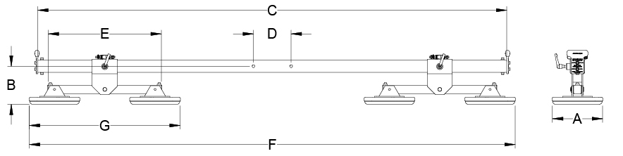 L100M4-110WT-FP_DWG dimension drawing