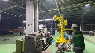 Đế di động 250kg cấp phôi máy tiện