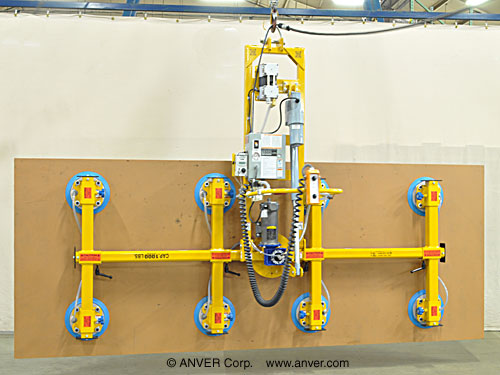 ANVER ET100M8-110-4/44PROT eight pad electric powered vacuum lifter with powered tilting and rotation (photo 3)