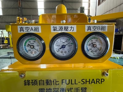 Tay nâng trợ lực hút tấm chạy khí nén có cảnh báo an toàn - ảnh 8