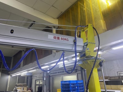 Pneumatic Jib Crane with Mobile Base and Height-Adjustable Column - ảnh 6