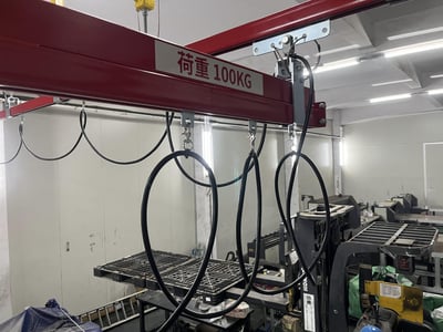 Overhead Rail and Electric Hoist for Lifting Material Rolls - ảnh 2