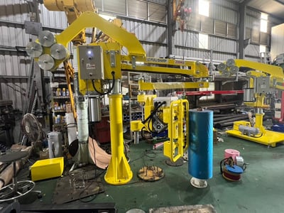 Tay nâng trợ lực khí nén nâng và lật cuộn - ảnh 5