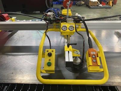 Pneumatic Vacuum Lifting Pad for Steel Sheets on Laser Cutting Machines - ảnh 4