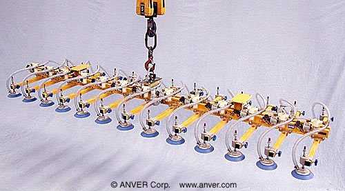 ANVER EB20M26-150-13/44 twenty-six pad electric powered vacuum lifter