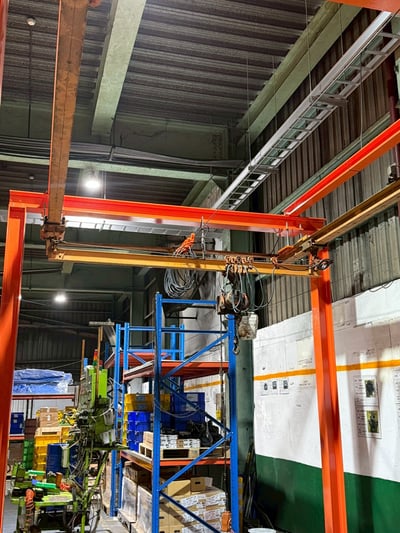 Bộ khung dầm H treo pa lăng điện cho nhà xưởng - ảnh 2