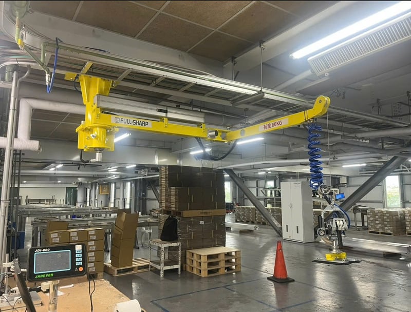Air balancer FullSharp mặt hút chân không hút thùng giấy