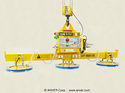 ANVER E690M3-110 three pad electric powered vacuum lifter