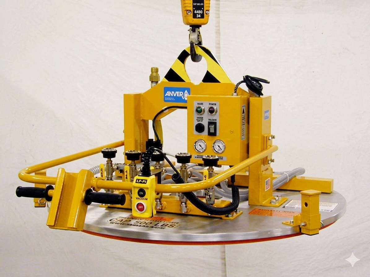 Coil lifter for paper and film rolls