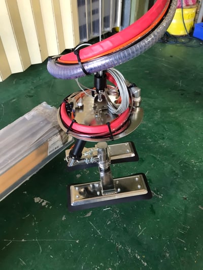 Lifts All Articulating Jib Crane on Round Mobile Base with Vacuum Lifter for Cartons - ảnh 2