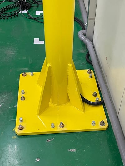 Cầu trục xoay thanh ray nhôm palang điện tool treo thùng giấy - ảnh 10