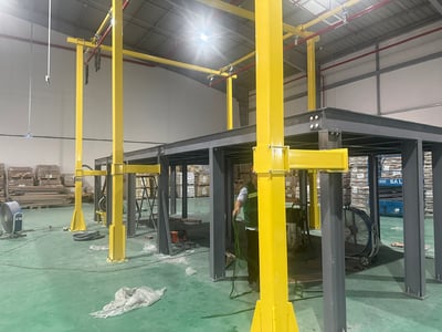 Bộ khung thanh ray thép 200 kg và ống hút chân không ANVER - ảnh 58
