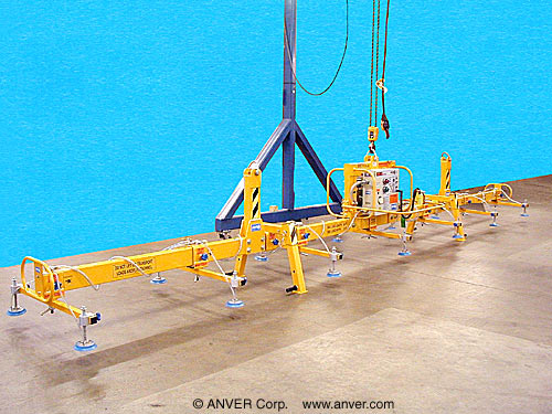 ANVER E75M14-320-7/44 fourteen pad electric powered vacuum lifter